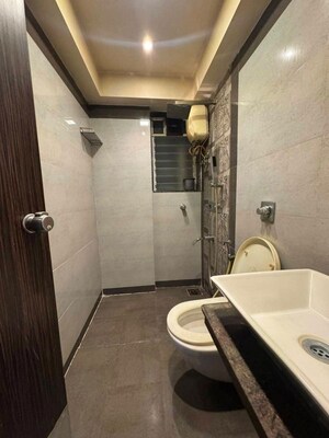 Bathroom in 2 BHK Apartment at Ganga Laxmi Sadan CHS, Chembur – for Rent
