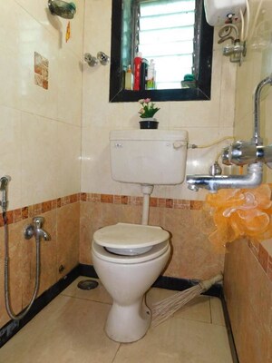 Bathroom in 1 BHK Apartment at Sahyadri CHS Parel, Parel – for Sale