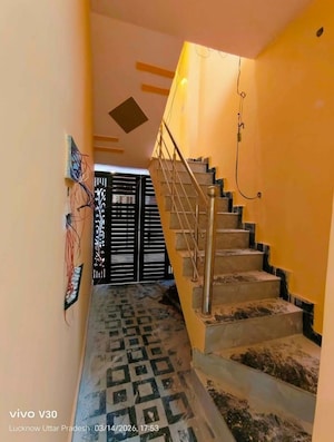 Staircase in 2 BHK Independent House at Jankipuram – for Sale