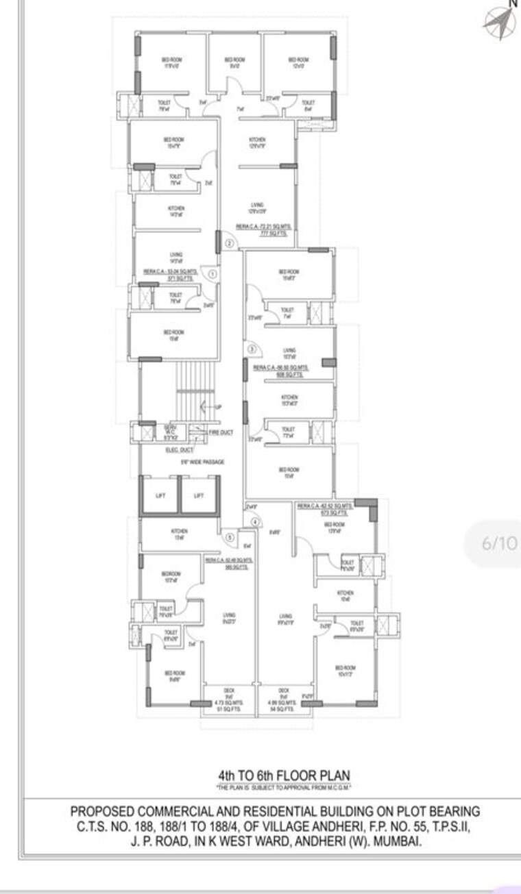 Floor Plan, arth-casa-bella  616 Sq.Ft. Apartment In Chembur Mumbai 10519622