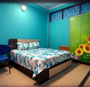 Bedroom in 3 BHK Builder Floor at Sai Enclave Niti Khand, Niti Khand – for Rent