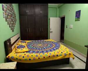 Bedroom in 3 BHK Builder Floor at Sai Enclave Niti Khand, Niti Khand – for Rent