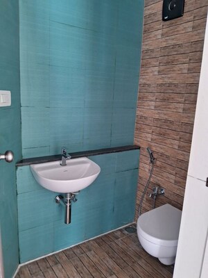 Bathroom in 1 BHK Apartment at Lodha Crown Quality Homes, Majiwada – for Rent