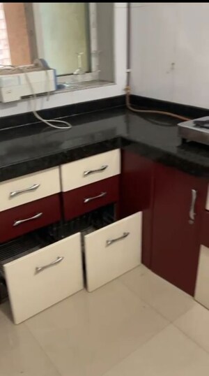 Kitchen in 3 BHK Apartment at Lake Pleasant, Powai – for Rent