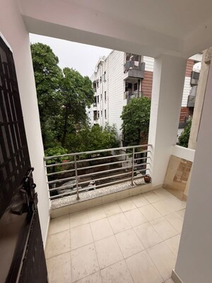 Balcony in 2 BHK Builder Floor at Divya Angels, Indrapuram – for Rent