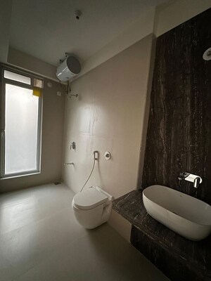 Bathroom in 3 BHK Apartment at Lodha High End, Kapur Bawdi – for Rent