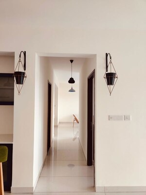 Building Lobby in 3 BHK Apartment at Vajram Tiara, Yelahanka – for Rent