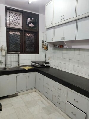 Kitchen in 3 BHK Builder Floor at Kalkaji – for Rent