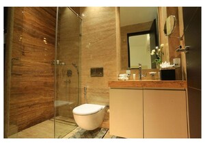 Bathroom in 2 BHK Builder Floor at Palam Vihar Residents Association, Palam Vihar – for Rent
