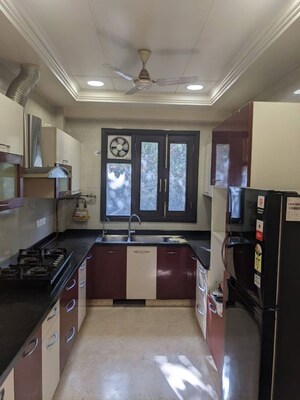 Kitchen in 3 BHK Builder Floor at Kalkaji – for Rent