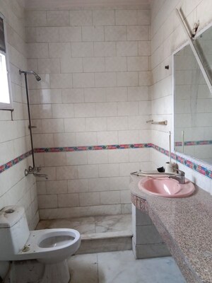 Bathroom in 4 BHK Builder Floor at Kailash Colony – for Rent