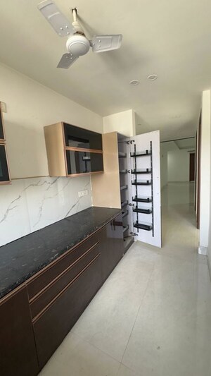 Kitchen in 3 BHK Apartment at Chattarpur – for Rent