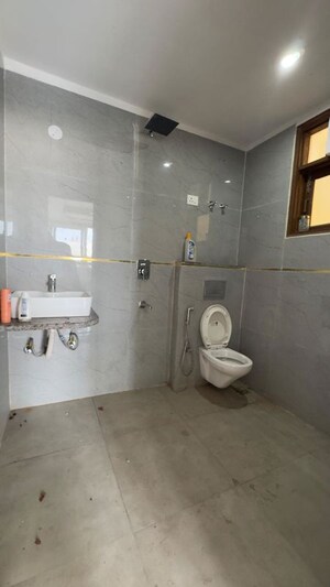 Bathroom in 3 BHK Apartment at Chattarpur – for Rent