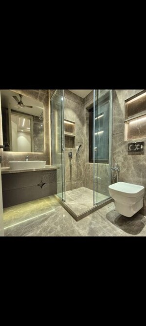 Bathroom in 4 BHK Builder Floor at Greater Kailash – for Rent
