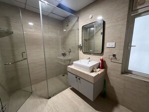 Bathroom in 3 BHK Apartment at Aurobindo Kohinoor, Serilingampally – for Rent