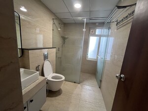 Bathroom in 3 BHK Apartment at Aurobindo Kohinoor, Serilingampally – for Rent