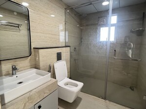 Bathroom in 3 BHK Apartment at Aurobindo Kohinoor, Serilingampally – for Rent