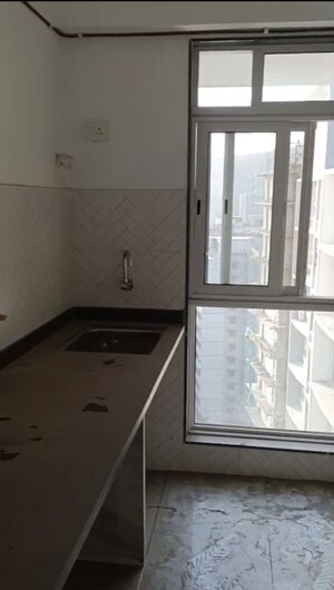 Kitchen in 1 BHK Apartment at Rockline The Meridian Towers, Ghatkopar West – for Rent