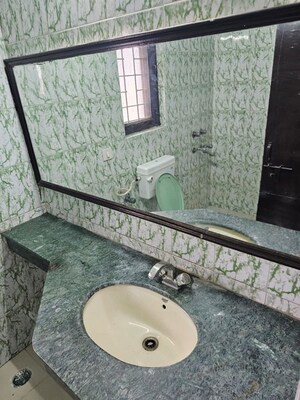 Bathroom in 3 BHK Apartment at Jammu and Kashmir Bank Employees CGH, Sector 9a – for Rent