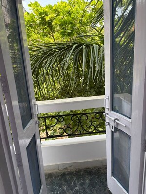 Balcony in 2.5 BHK Builder Floor at East Of Kailash – for Rent