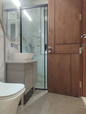 Bathroom in 3 BHK Builder Floor at East Of Kailash – for Sale