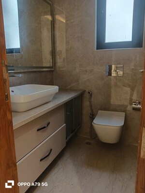 Bathroom in 3 BHK Builder Floor at Greater Kailash I – for Rent