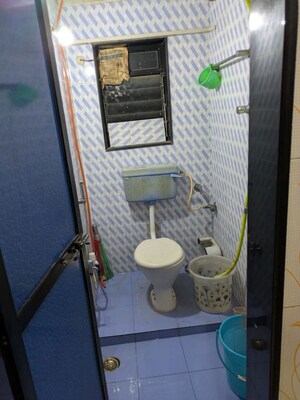 Bathroom in 1 RK Apartment at Bindra Complex, Andheri East – for Rent