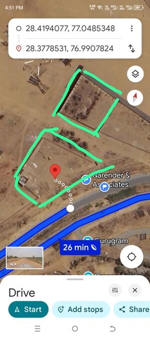  Plot – Map Location View at Sector 77 - for Sale