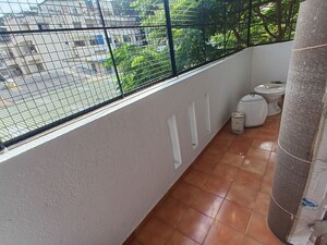 Balcony in 3 BHK Apartment at Frazer Apartments, Frazer Town – for Rent