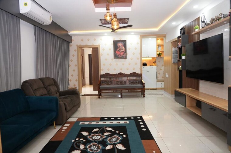 Living Room, brigade-7-gardens 4 Bedroom 1973 Sq.Ft. Apartment In Banashankari Bangalore 10520080