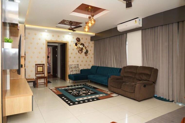 Living Room, brigade-7-gardens 4 Bedroom 1973 Sq.Ft. Apartment In Banashankari Bangalore 10520080