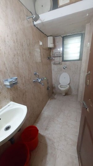 Bathroom in 1 BHK Apartment at Sukh Raj Apartment, Malad West – for Rent
