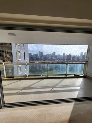 Balcony in 3.5 BHK Apartment at Wadhwa Imperial Heights, Goregaon West – for Rent