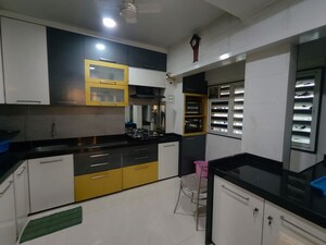 Kitchen in 3 BHK Apartment at Wadhwa Imperial Heights, Goregaon West – for Rent