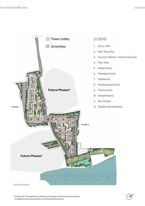 4 BHK Apartment – Map Location View at Assetz Mizumi Reserve, Kudlu - for Sale
