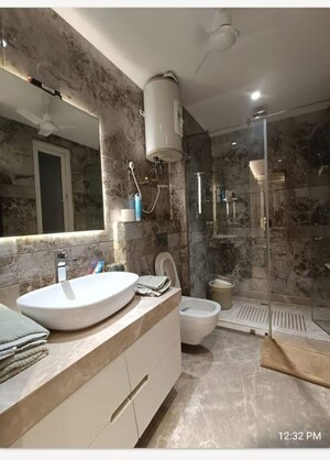 Bathroom in 4 BHK Builder Floor at Greater Kailash ii – for Sale