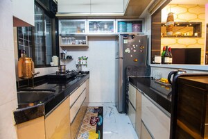Kitchen in 1.5 BHK Apartment at Natu 9 Riviera Hills, Kalwa – for Sale