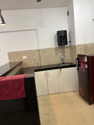Kitchen in 1 RK Apartment at Lodha Belmondo, Gahunje – for Rent