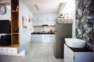 Kitchen in 3 BHK Apartment at Vastral – for Sale
