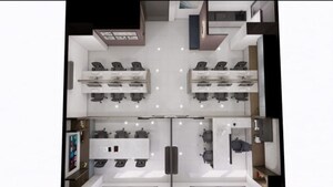 Floor Plan in  Office Space at Shivam Trade Center, Ambli – for Rent