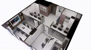 Floor Plan in  Office Space at Shivam Trade Center, Ambli – for Rent
