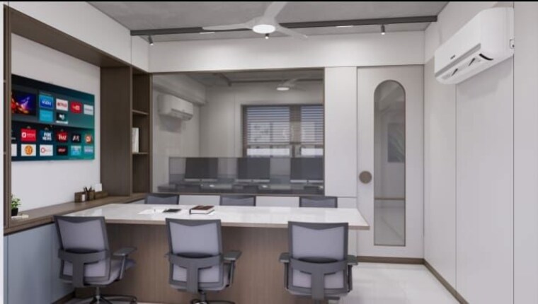 Kitchen, shivam-trade-center Commercial Office Space 1208 Sq.Ft. In Ambli Ahmedabad 10520828