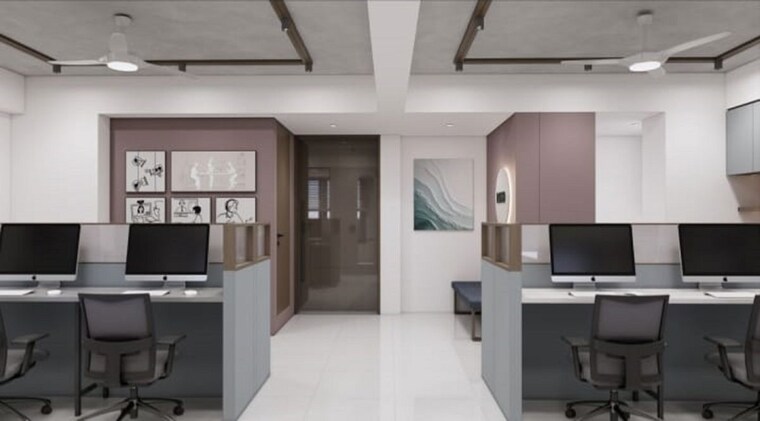 Kitchen, shivam-trade-center Commercial Office Space 1208 Sq.Ft. In Ambli Ahmedabad 10520828