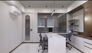 Team Area in  Office Space at Shivam Trade Center, Ambli – for Rent