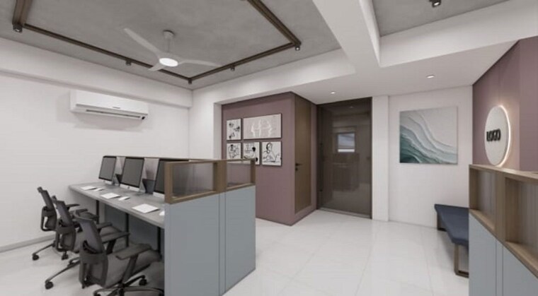 Kitchen, shivam-trade-center Commercial Office Space 1208 Sq.Ft. In Ambli Ahmedabad 10520828