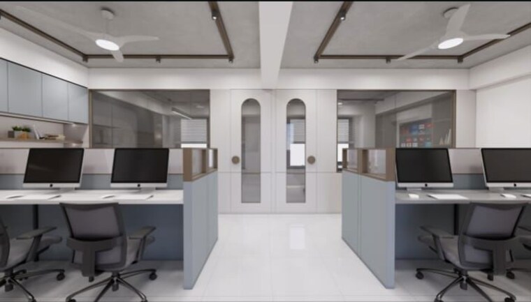 Kitchen, shivam-trade-center Commercial Office Space 1208 Sq.Ft. In Ambli Ahmedabad 10520828