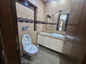 Bathroom in 3 BHK Builder Floor at Uday Park – for Rent