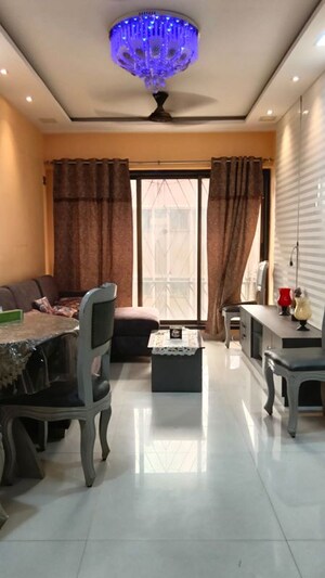 Living Room in 2 BHK Apartment at Shri Balaji Ashirwad, Malad West – for Rent