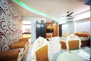 Living Room in 3 BHK Apartment at Satellite – for Sale