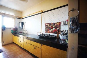 Kitchen in 3 BHK Apartment at Satellite – for Sale